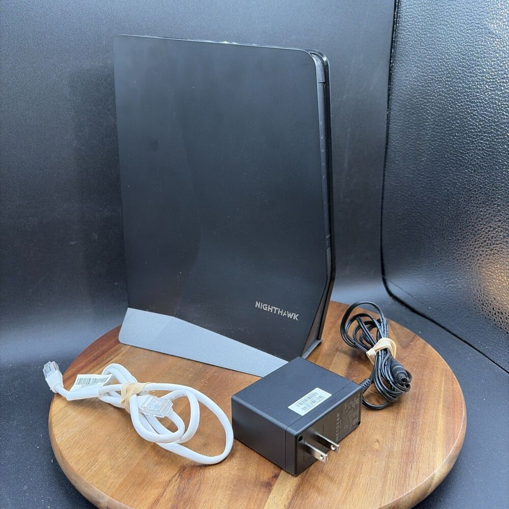 Netgear Nighthawk AX8 AX6000 WiFi 6 Mesh Extender EAX80 w/ Adapter  - Tested